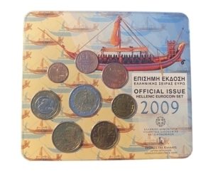 Ελλάδα blister σετ νομίσματα ευρώ 2009 Ευρώ Νομίσματα